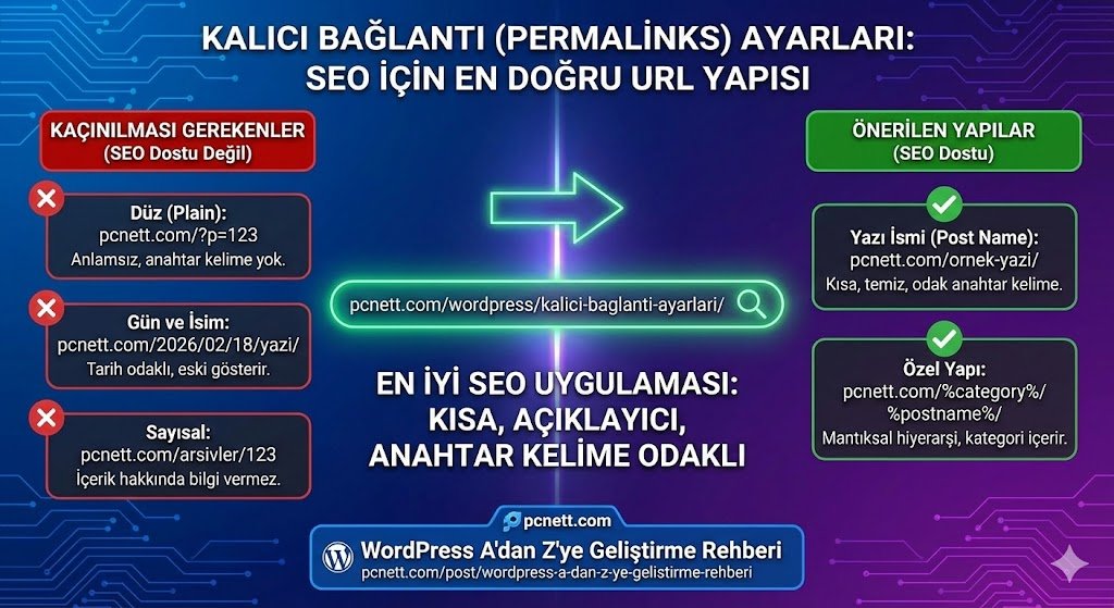 Wordpress Kalıcı Bağlantı (Permalinks) Ayarları: SEO İçin En Doğru URL Yapısı Nedir?
