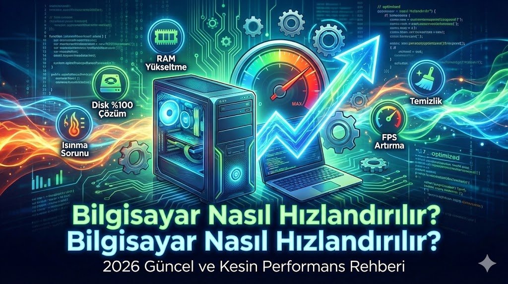 Bilgisayar Hızlandırma ve Performans Artırma Rehberi (2026 Güncel Kapsamlı Kılavuz)