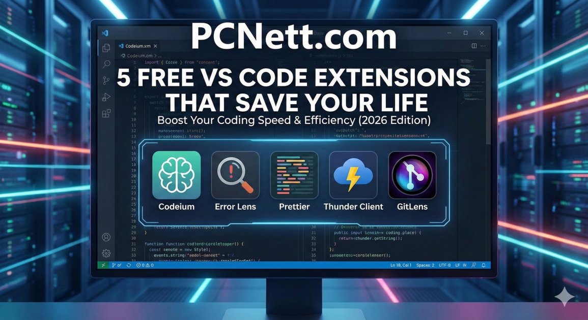 Yazılımcılar İçin Hayat Kurtaran 5 Ücretsiz VS Code Eklentisi