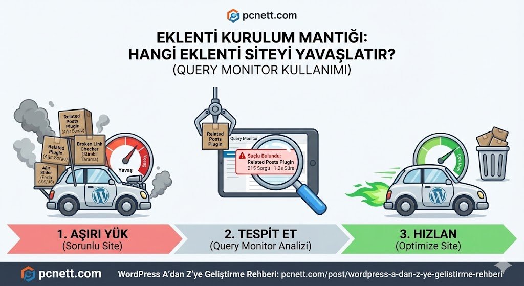 WordPress Hız Testi: Hangi Eklenti Sitenizi Yavaşlatıyor? (Query Monitor)